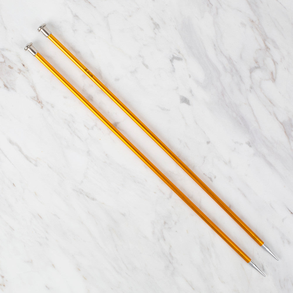 Loren Crafts Rythm 6mm Sarı Renkli Metal Örgü Şişi
