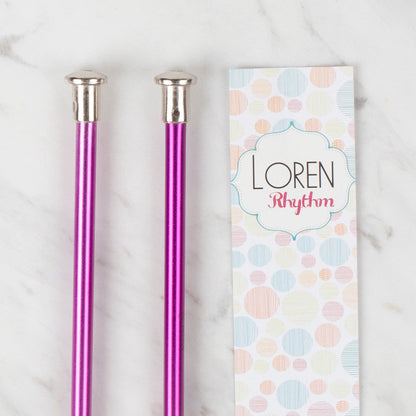 Loren Crafts Rythm 6mm Mor Renkli Metal Örgü Şişi