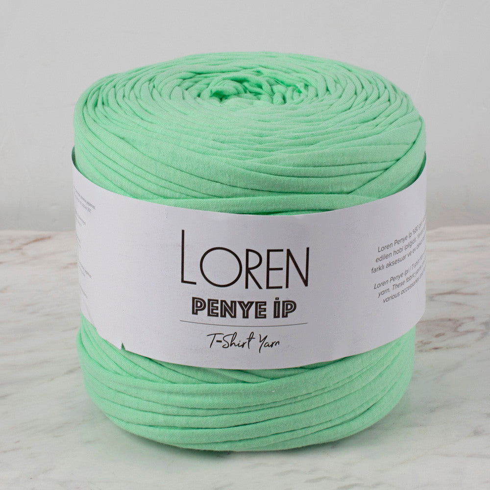 Loren Penye Kumaş El Örgü İpi Açık Yeşil - 02