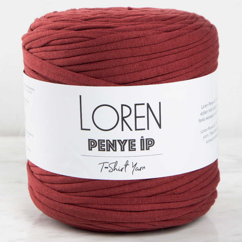 Loren Penye Kumaş El Örgü İpi Kiremit - 30