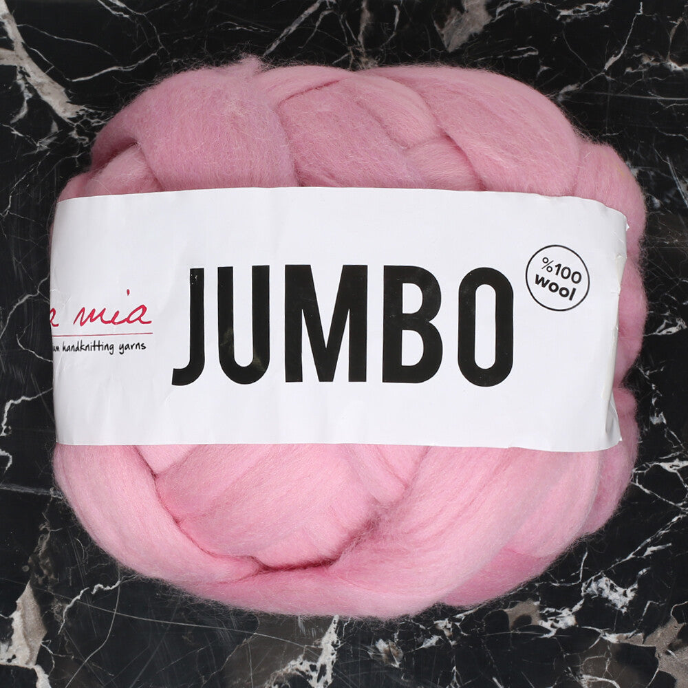 La mia Jumbo Pembe Dev Yün El Örgü İpi - J14