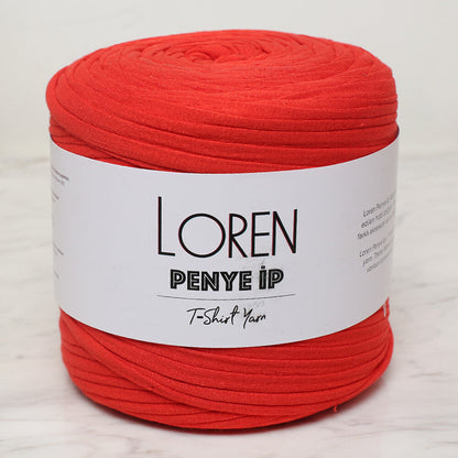 Loren Penye Kumaş El Örgü İpi Kırmızı - 46