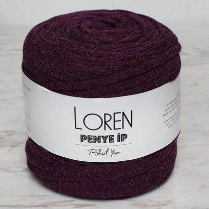 Loren Penye Kumaş El Örgü İpi Kırçıllı Mor - 71
