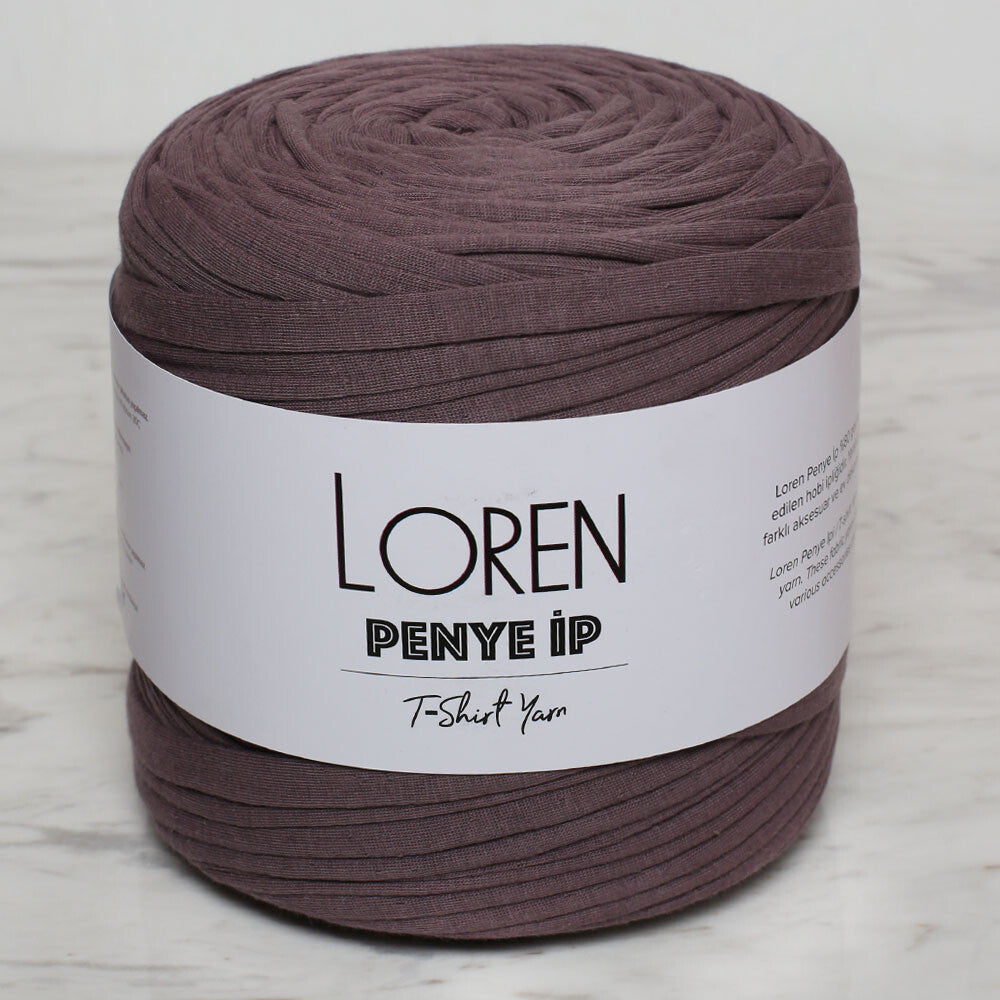 Loren Penye Kumaş El Örgü İpi Gül Kurusu - 81