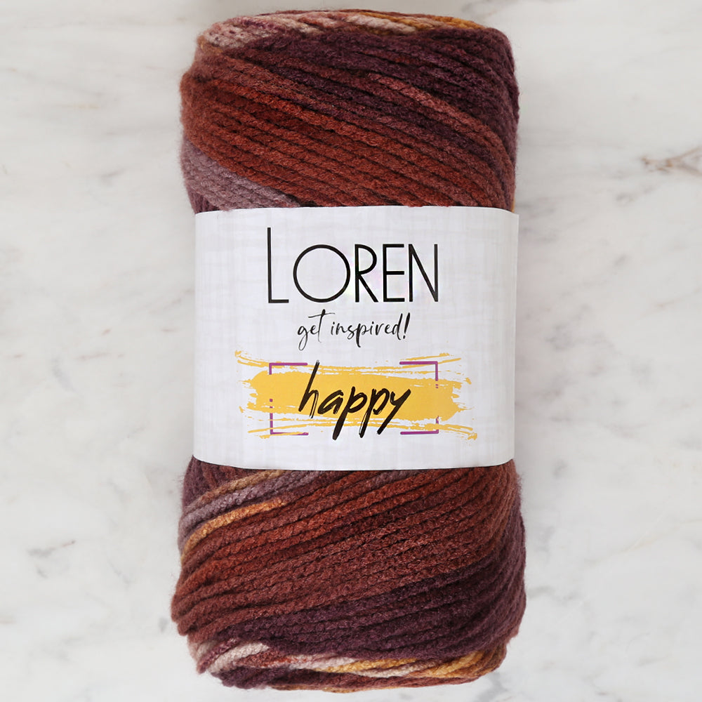 Loren Happy Ebruli El Örgü İpi - RH020