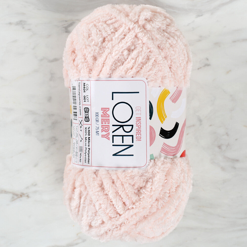 Loren Mery Pudra Pembesi El Örgü İpi - M401