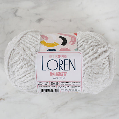 Loren Mery Gri El Örgü İpi - M407