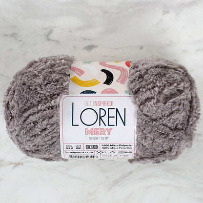 Loren Mery Gri El Örgü İpi - M411
