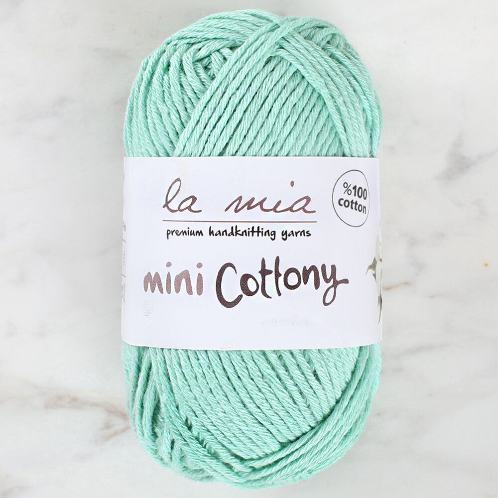 La Mia Mini Cottony 25 gr Yeşil Bebek El Örgü İpi - L012