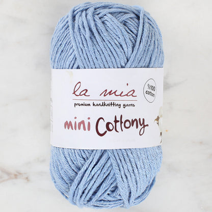La Mia Mini Cottony 25 gr Mavi Bebek El Örgü İpi - L009