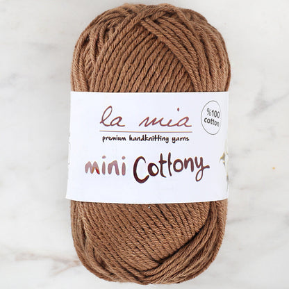 La Mia Mini Cottony 25 gr Açık Kahverengi Bebek El Örgü İpi - L199