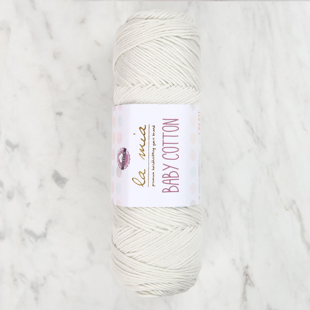 La Mia Baby Cotton Açık Krem El Örgü İpi - L050