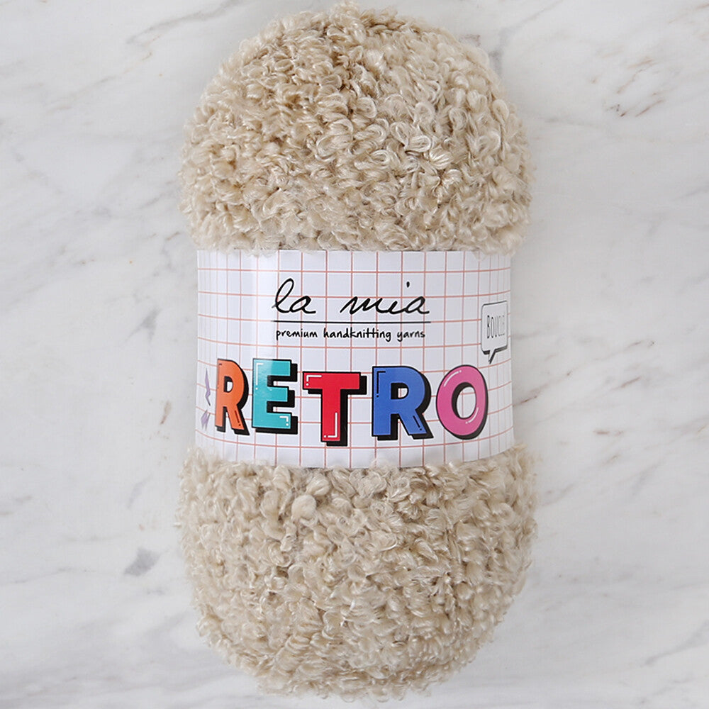 La Mia RETRO Bej El Örgü İpi - LM1013