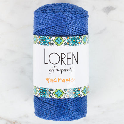 Loren Macrame Saks Mavi El Örgü İpi - RM 0252
