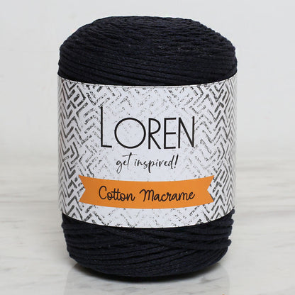 Loren Cotton Macrame Lacivert - R005