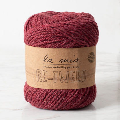 La Mia Re-Tweed Bordo Melanj El Örgü İpi - L189