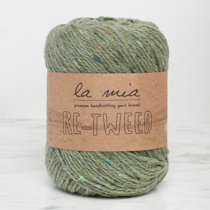 La Mia Re-Tweed Yeşil Melanj El Örgü İpi - L173