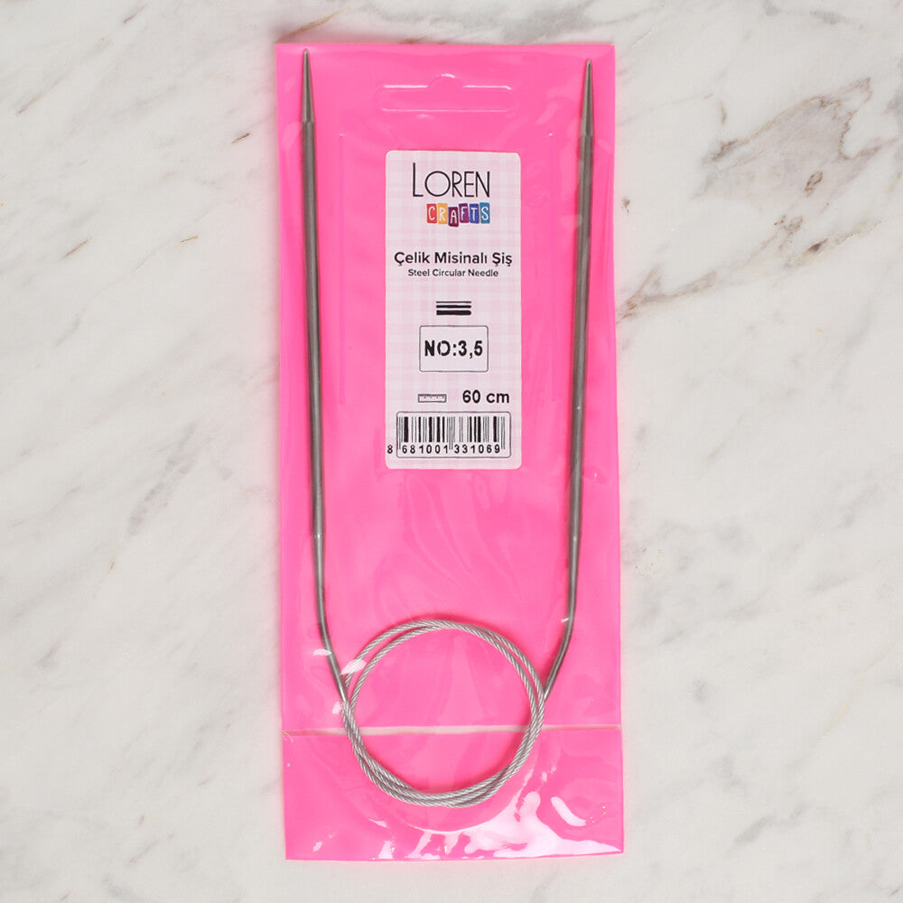 LOREN CRAFTS 3,5 MM ÇELİK MİSİNALI ŞİŞ 60 CM