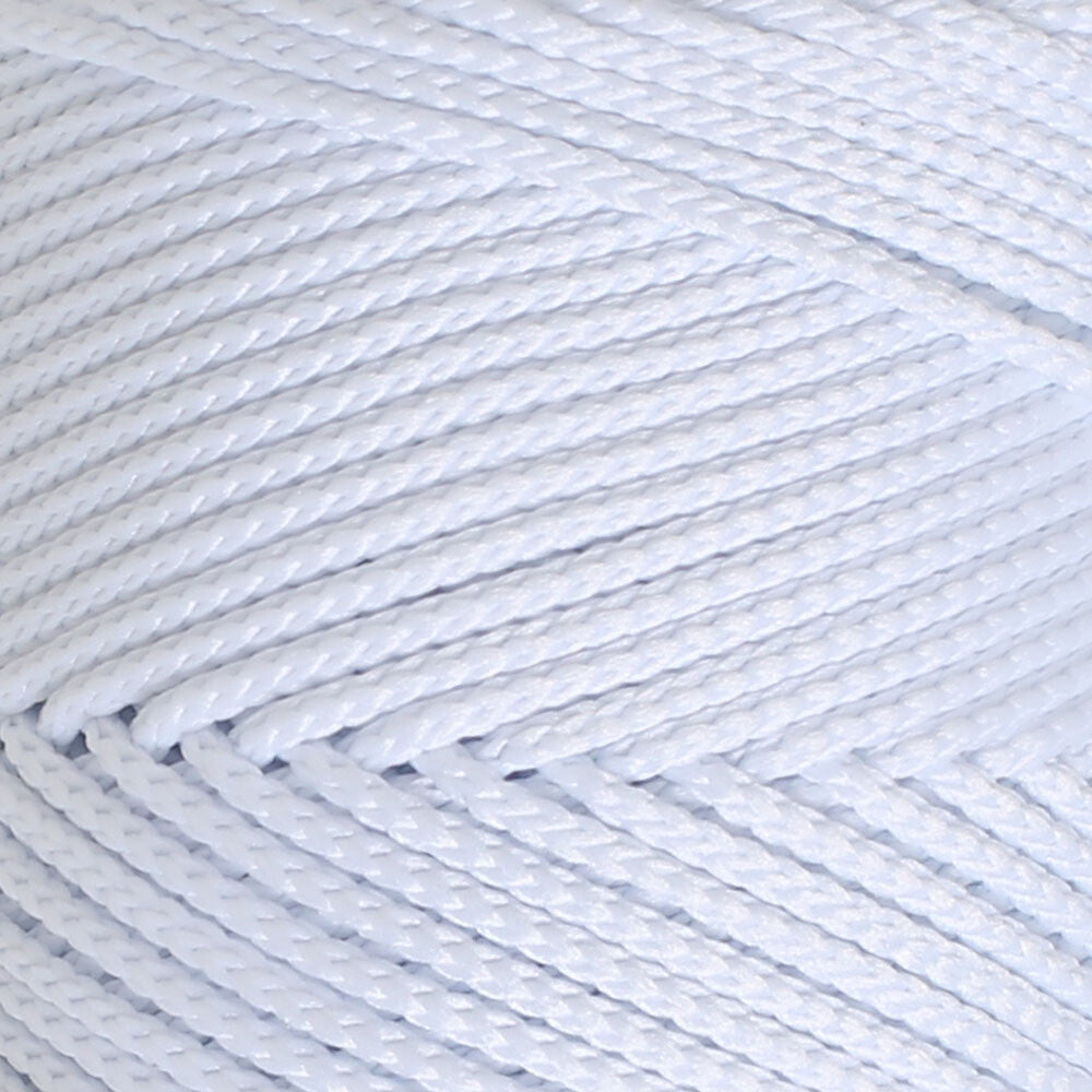 Loren Polyester Soft Macrame Optik Beyaz El Örgü İpi - LM001