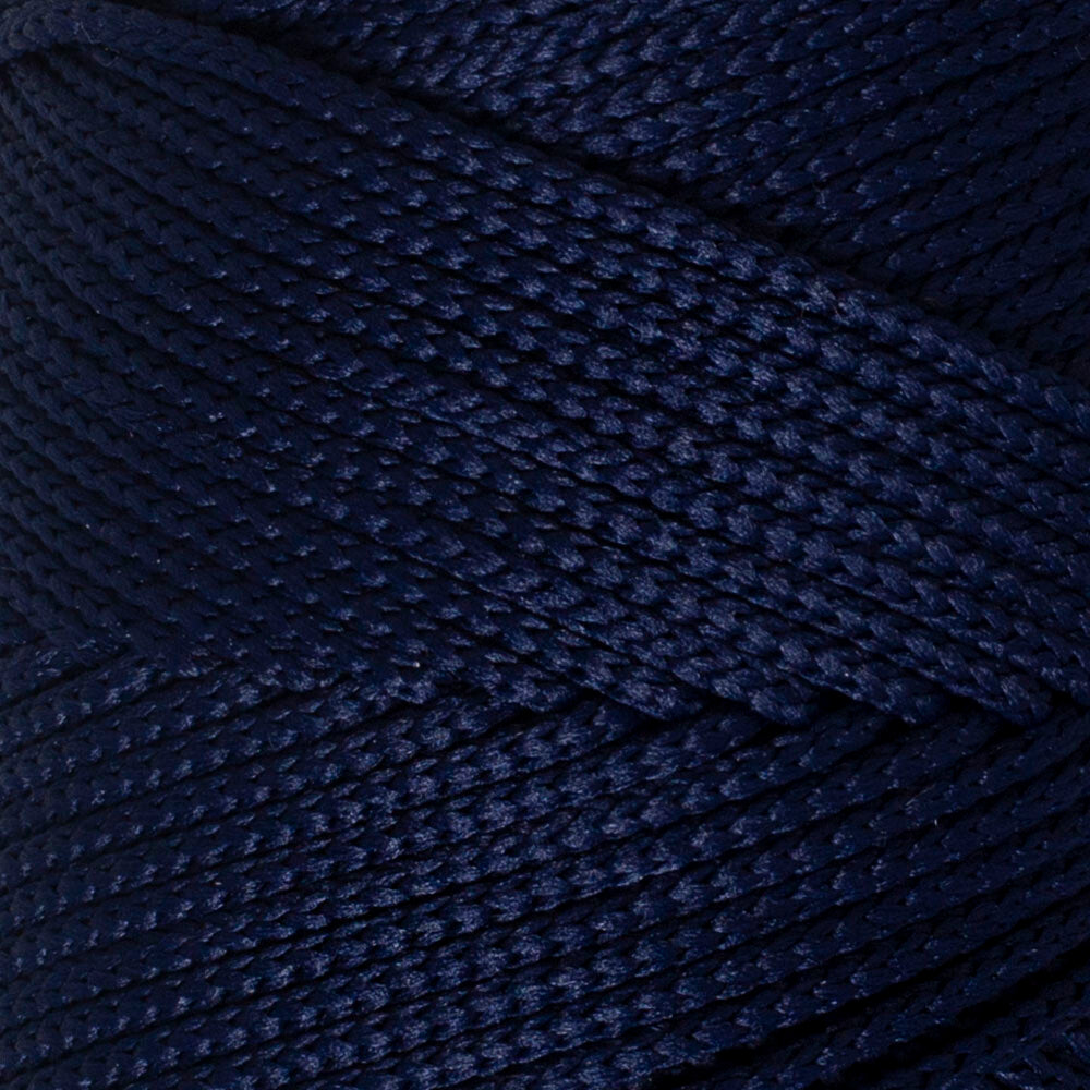 Loren Polyester Soft Macrame Koyu Lacivert El Örgü İpi - LM030