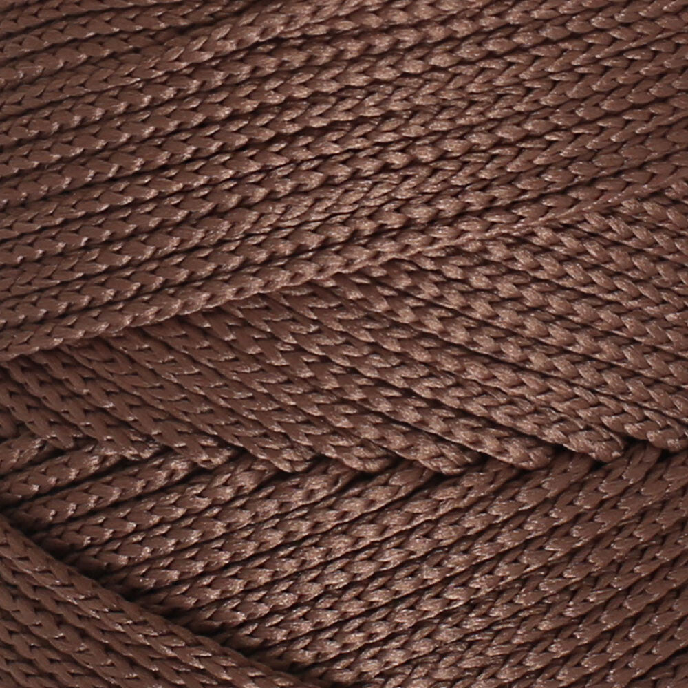 Loren Polyester Soft Macrame Kahverengi El Örgü İpi - LM032