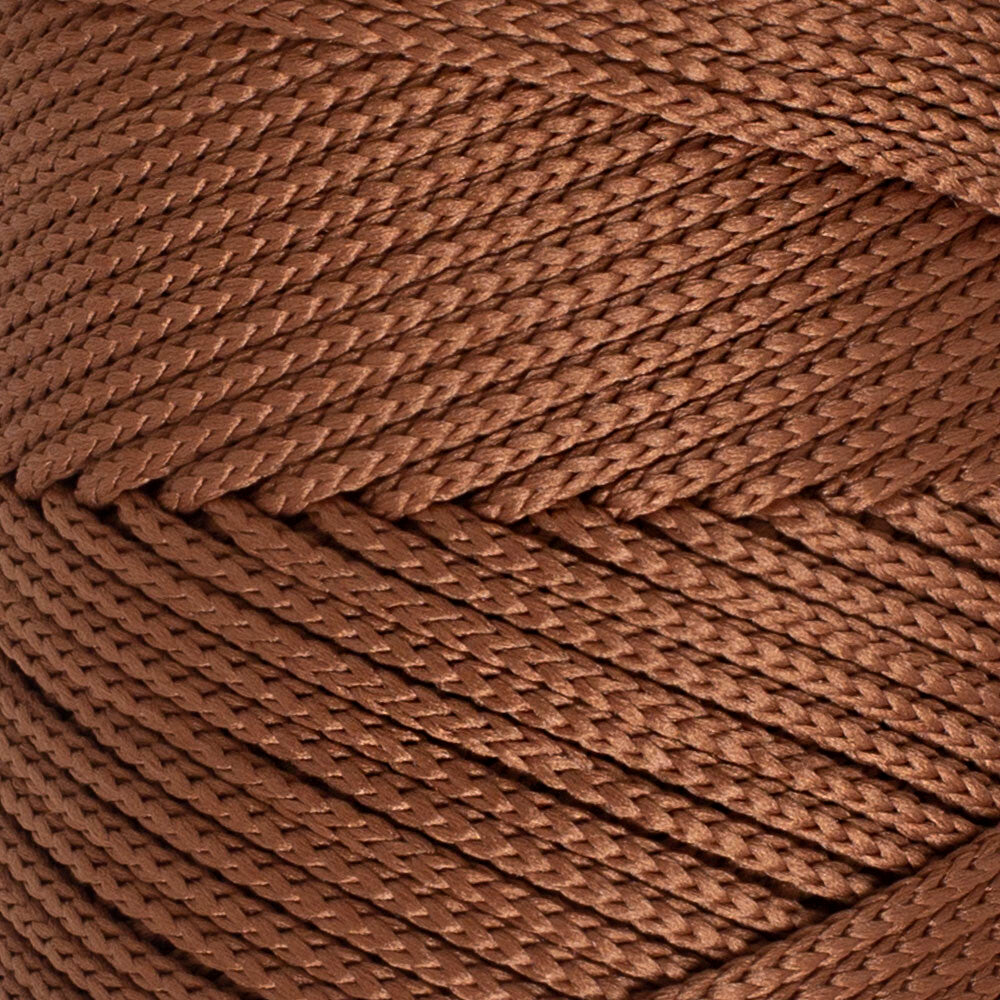 Loren Polyester Soft Macrame Kahverengi El Örgü İpi - LM033