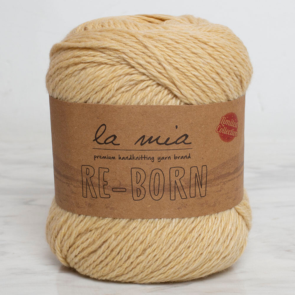 La Mia Re-Born Sarı El Örgü İpi - L124