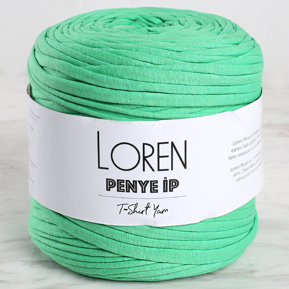 Loren Penye Kumaş El Örgü İpi Yeşil - 4