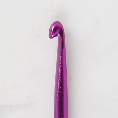 Loren Crafts 3,5 mm 35 cm Mor Renkli Metal Gagalı Örgü Tığ - LRN327