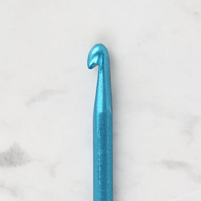 Loren Crafts 7 mm 35 cm Mavi Renkli Metal Gagalı Örgü Tığ - LRN327