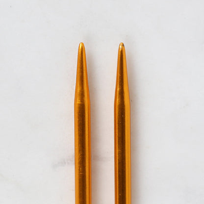 Loren Crafts 4,5 mm  35 cm Sarı Metal Örgü Şişi - LRN320