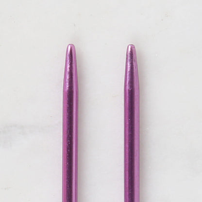 Loren Crafts 2,5 mm 35 cm Mor Metal Örgü Şişi - LRN320