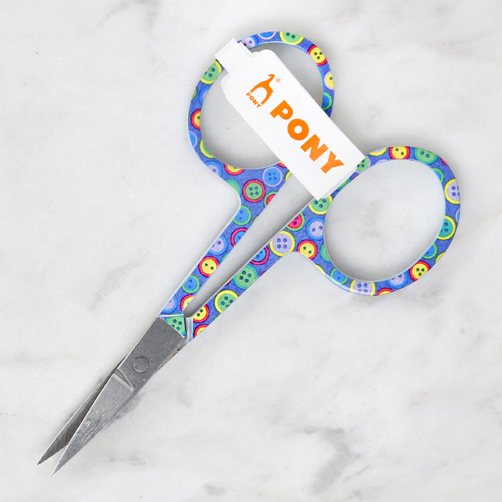 Pony Desenli Dikiş Ve Nakış Makası 9,5 cm