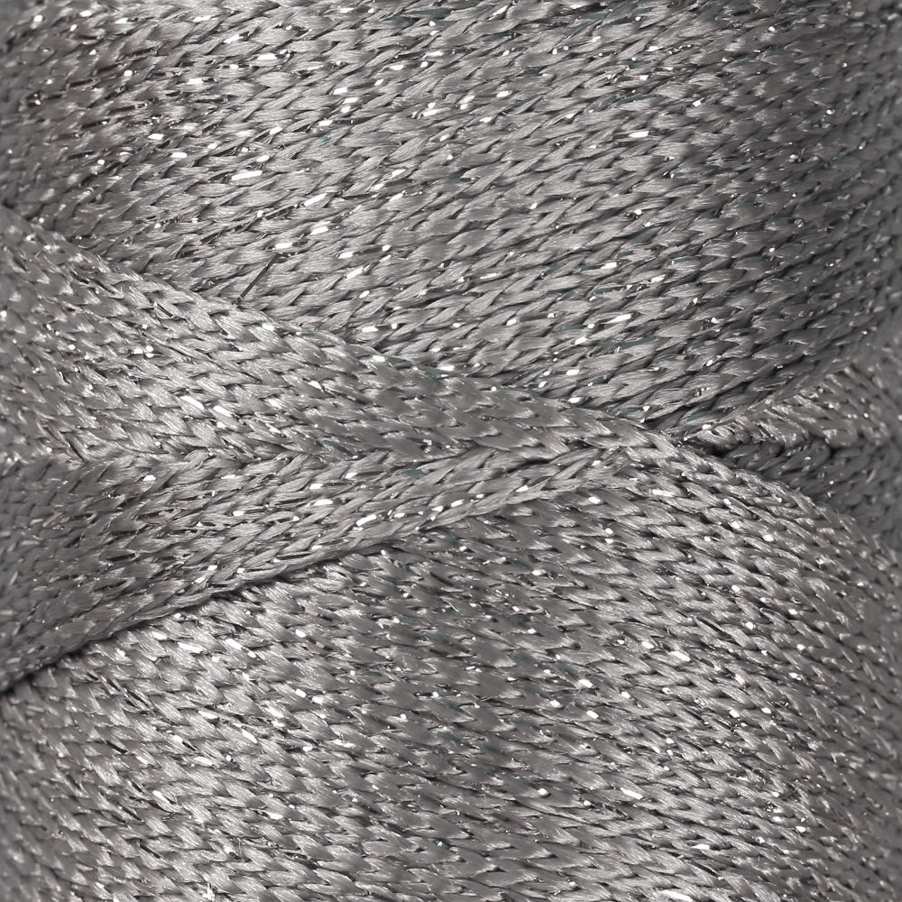 Loren Macrame Sparkle Simli Gri El Örgü İpi - RM 67