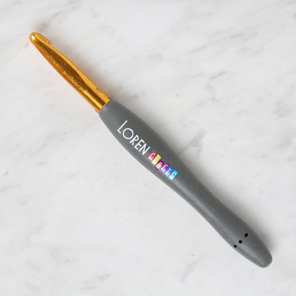 Loren Crafts Altın Uçlu Yumuşak Saplı Yün Tığ LRN - 041 7 mm