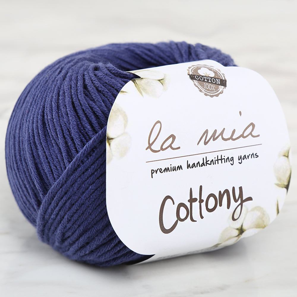 La Mia Cottony Lacivert Bebek El Örgü İpi - L038