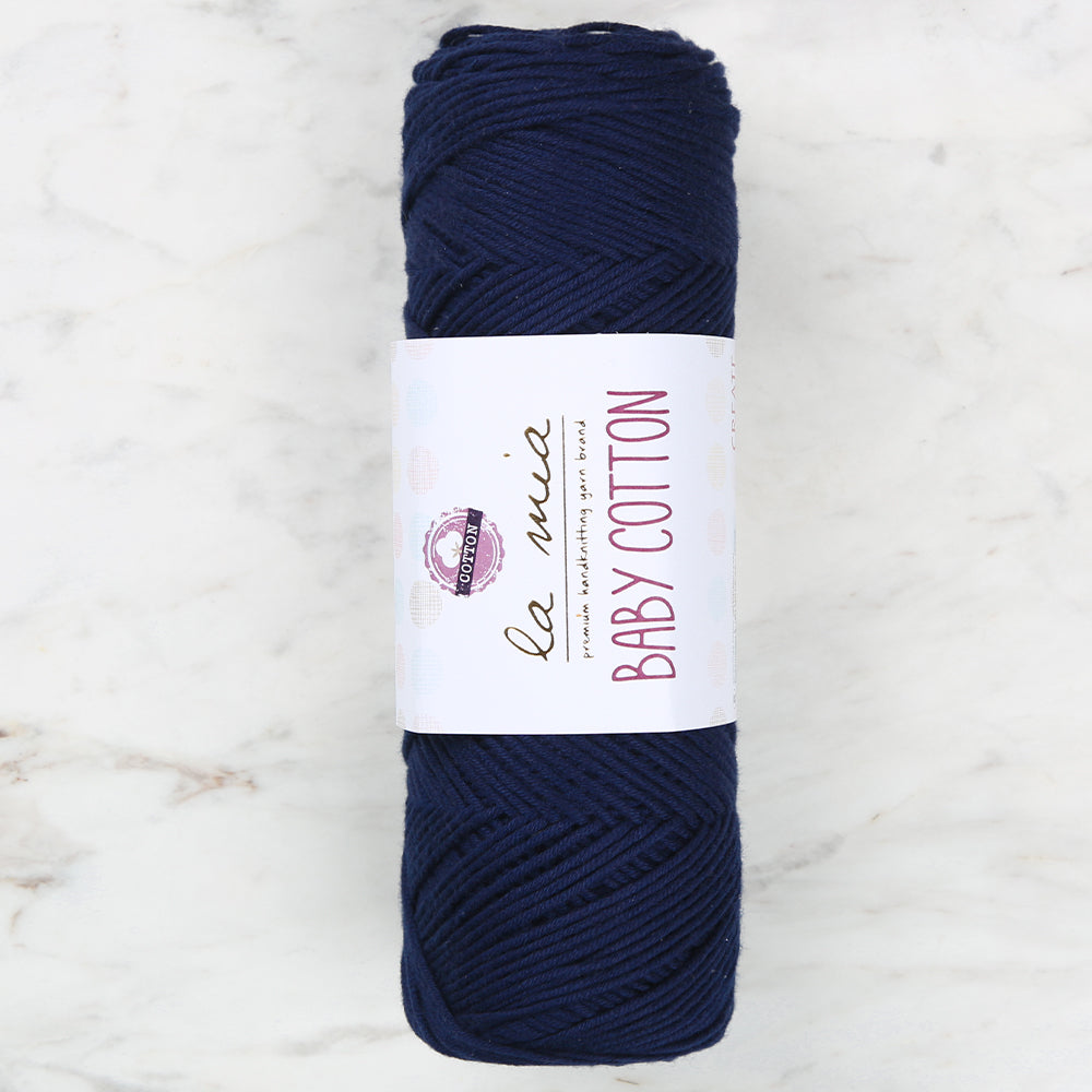 La Mia Baby Cotton Lacivert El Örgü İpi - L007
