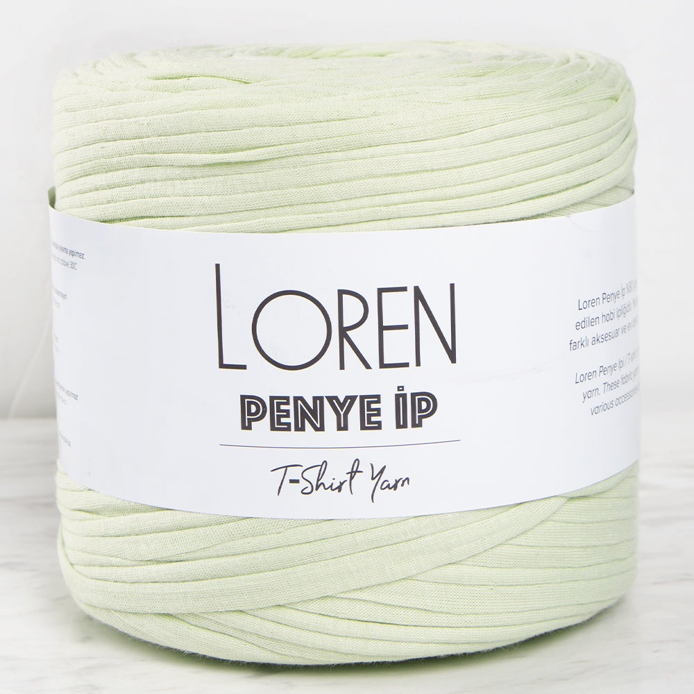 Loren Penye Kumaş El Örgü İpi Açık Yeşil - 17