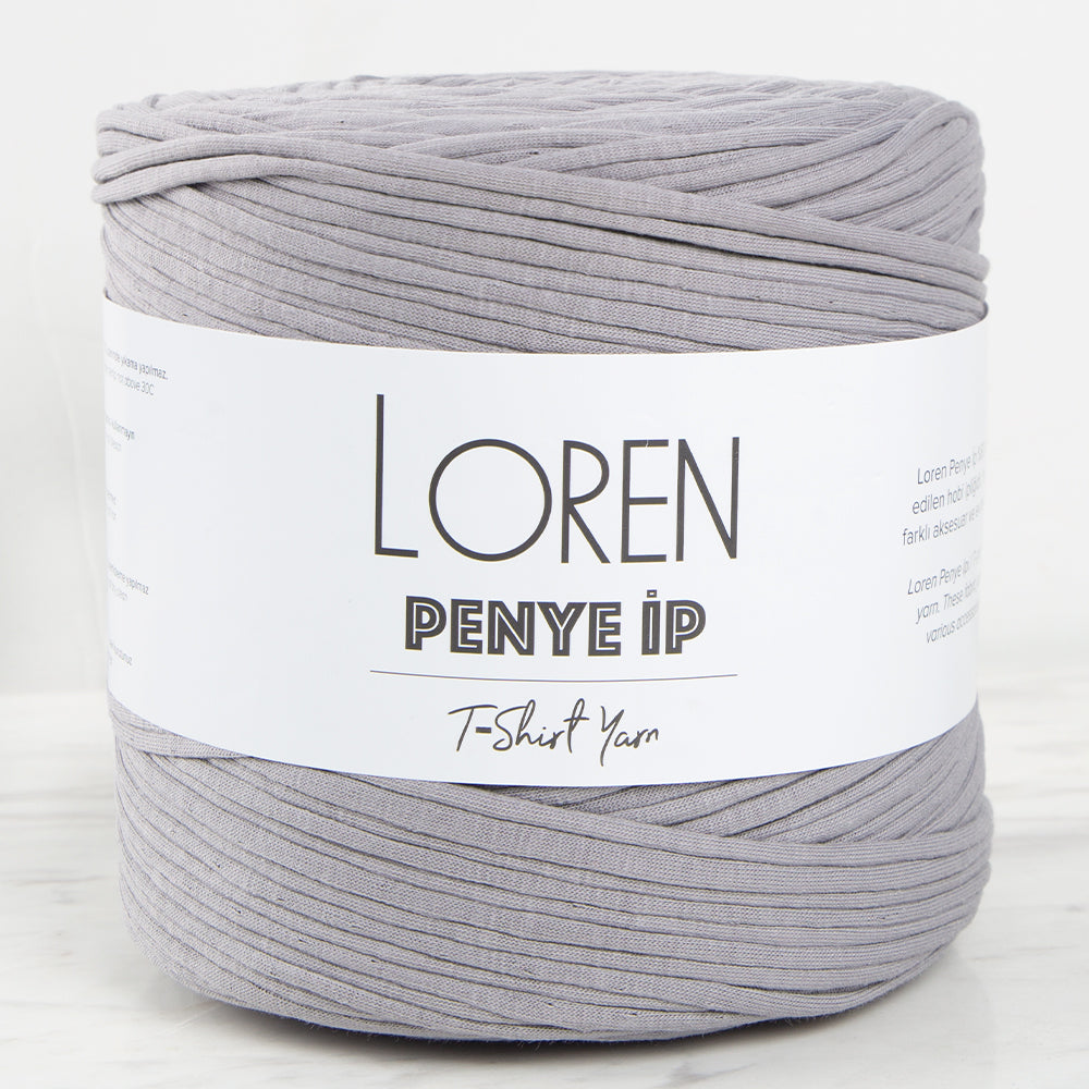 Loren Penye Kumaş El Örgü İpi Gri - 26