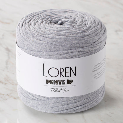 Loren Penye Kumaş El Örgü İpi Kırçıllı Gri- 31