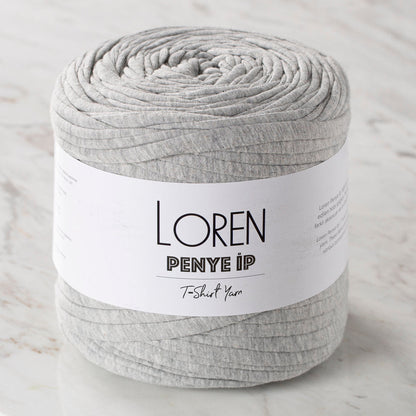 Loren Penye Kumaş El Örgü İpi Kırçıllı Gri - 32