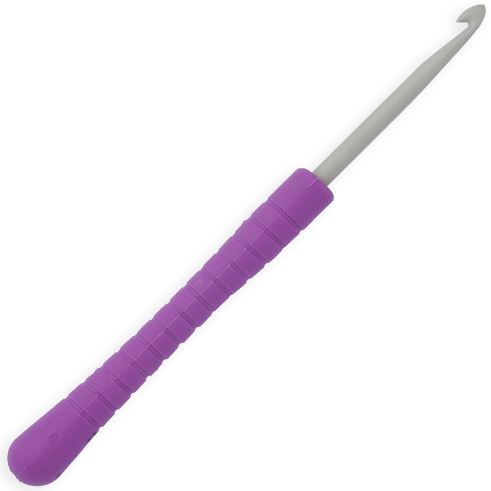 Pony Easy Grip 4.5 mm 14 cm Mor Plastik Saplı Yün Tığ - 30806