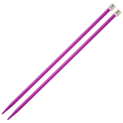 Pony Colour 8 mm 35 cm Mor Plastik Örgü Şişi - 57667