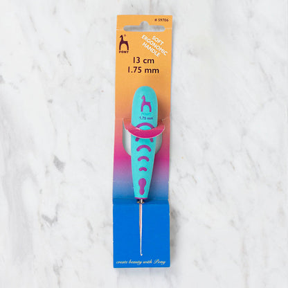 Pony 13 cm 1.75 mm Çelik Uçlu Ergonomik Saplı Dantel Tığ - 59706