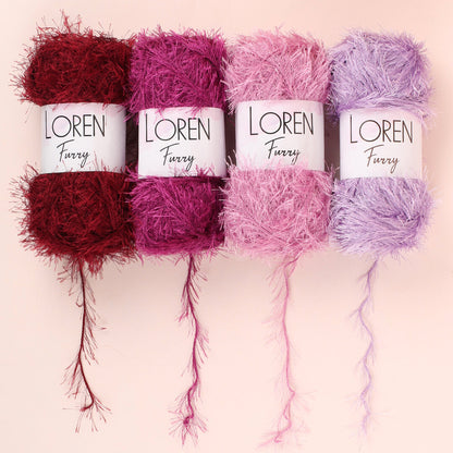 Loren Furry Pembe El Örgü İpi - RF014