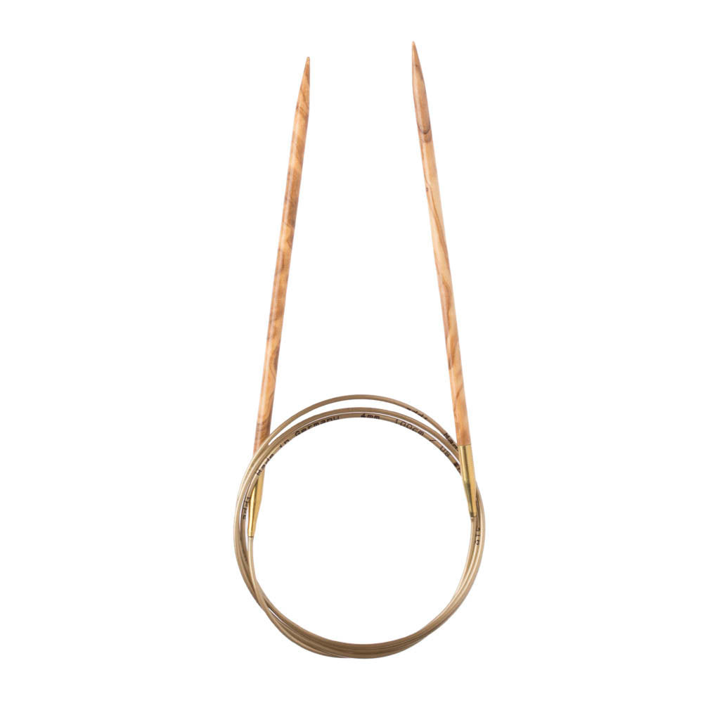 Addi Olive Wood 3 mm 100 cm Zeytin Ağacı Misinalı Örgü Şişi - 575-7