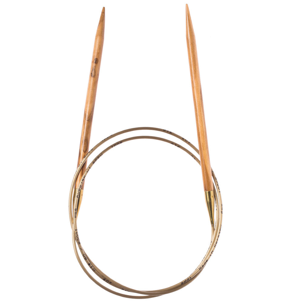 Addi Olive Wood 7 mm 80 cm Zeytin Ağacı Misinalı Örgü Şişi - 575-7