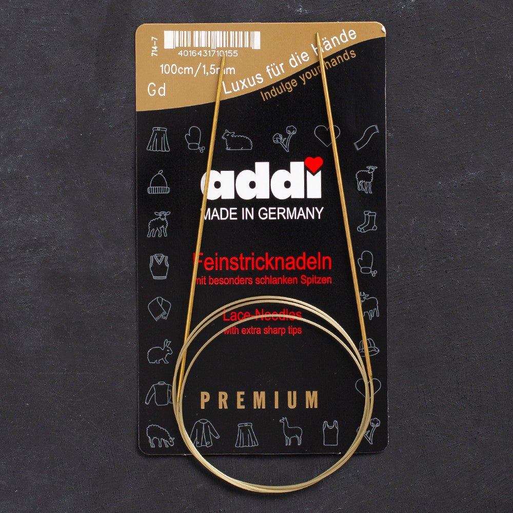 Addi 1,5mm 100cm Misinalı Şiş - 714-7