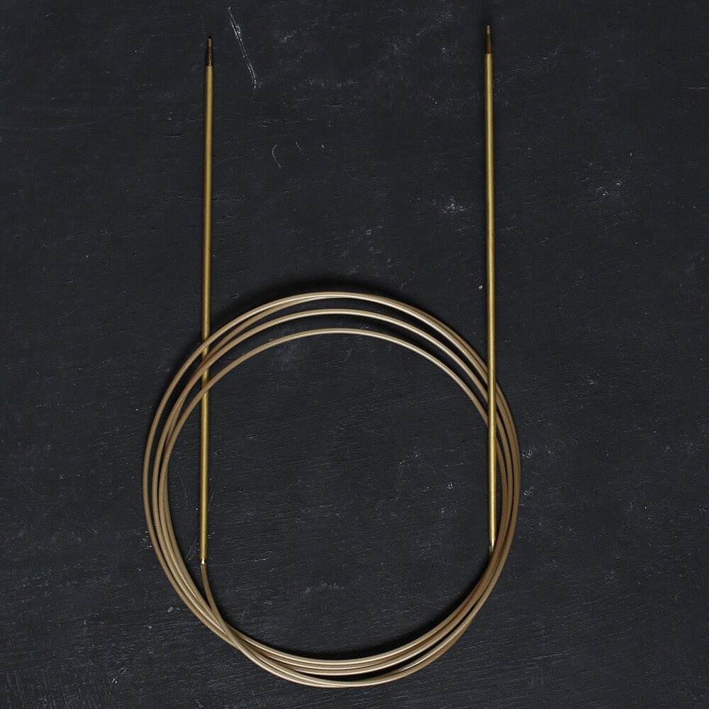 Addi 2 mm 150 cm Uzun Uçlu Misinalı Örgü Şişi- 755-7