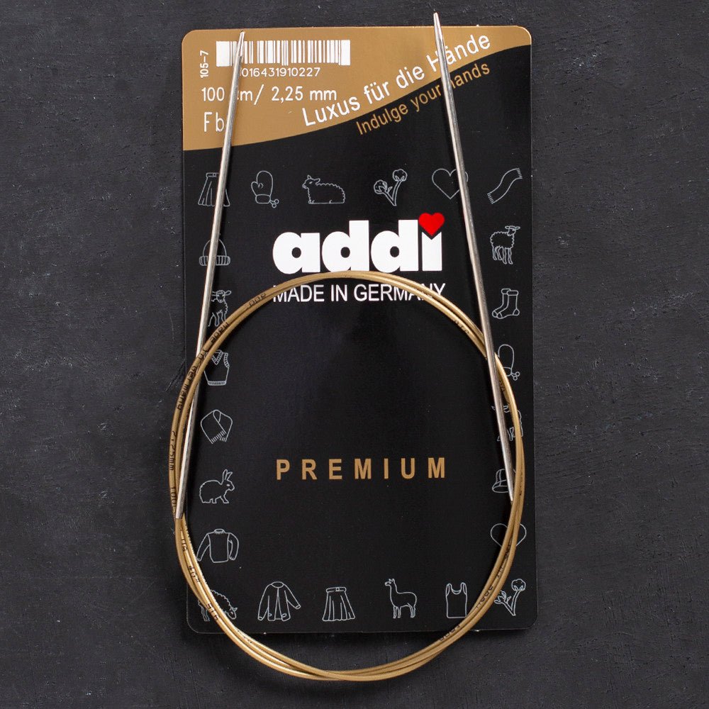 Addi 2,25mm 100cm Klasik Misinalı Şiş- 105-7